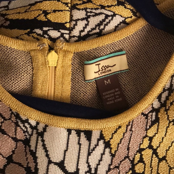 Issa London Yellow knee length dress - Picture 2 of 4